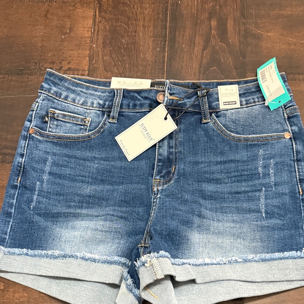 Judy Blue Women's Dark Wash Jean Shorts
